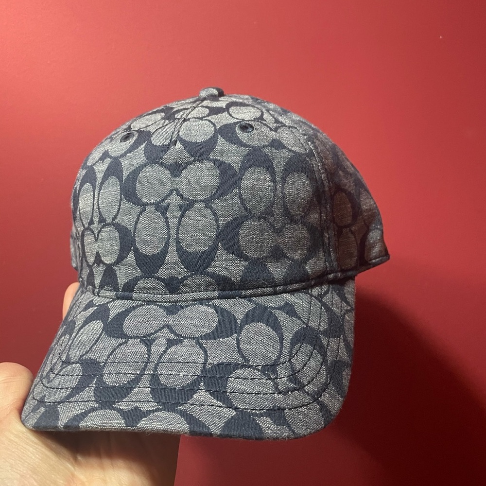 NWT！COACH BASEBALL HAT IN SIGNATURE（COACH C6679）CHAMBRAY one size